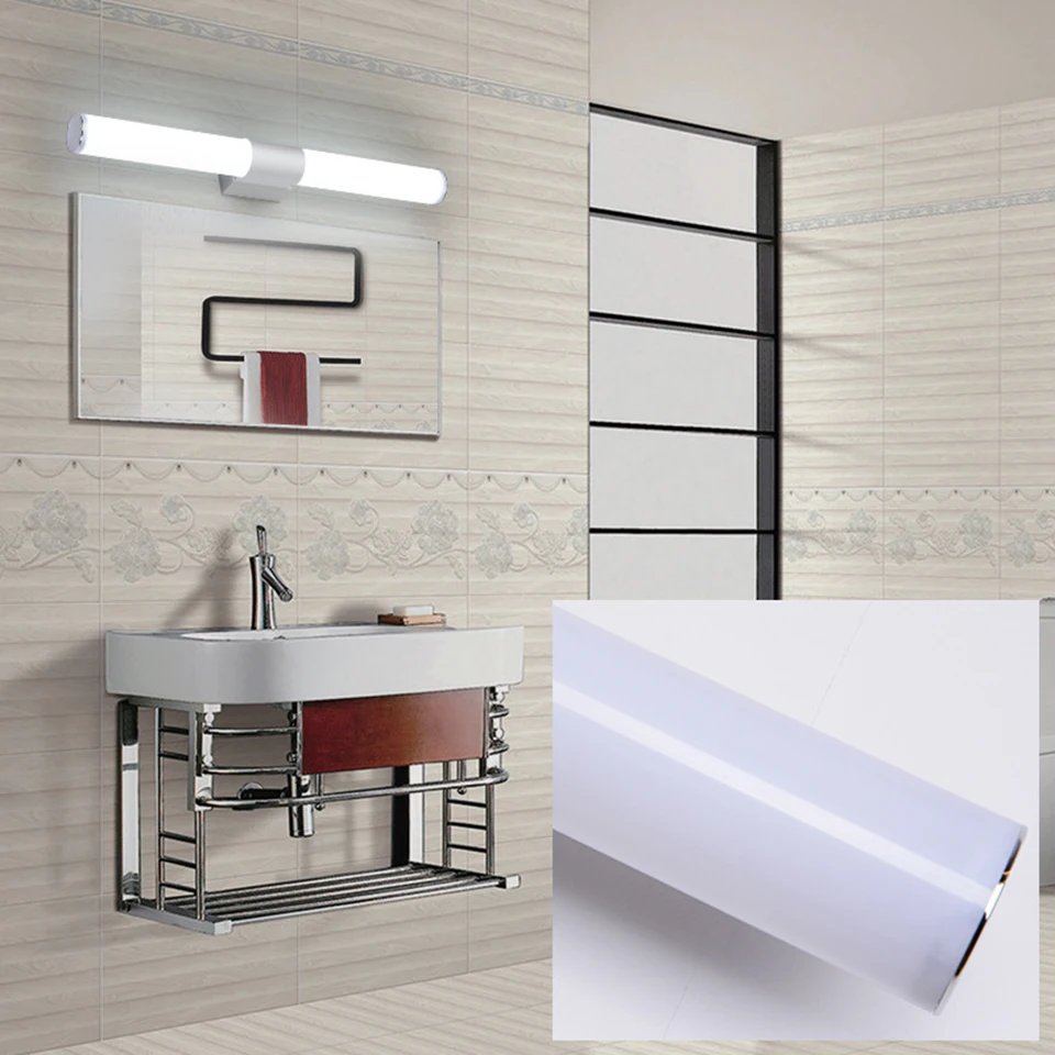LED Vanity Wall Light for Bathroom Mirror – Waterproof Tube Lighting Fixture