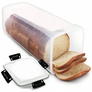 Clear Airtight Bread Loaf Container with Lid